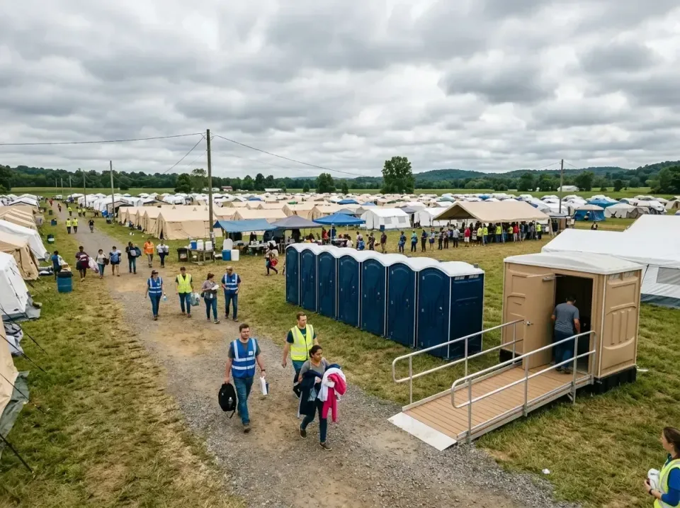 disaster-relief-camp-restrooms-010 — frequently asked questions, Dumpster & Portable Bathrooms Rental in Newington Forest, VA